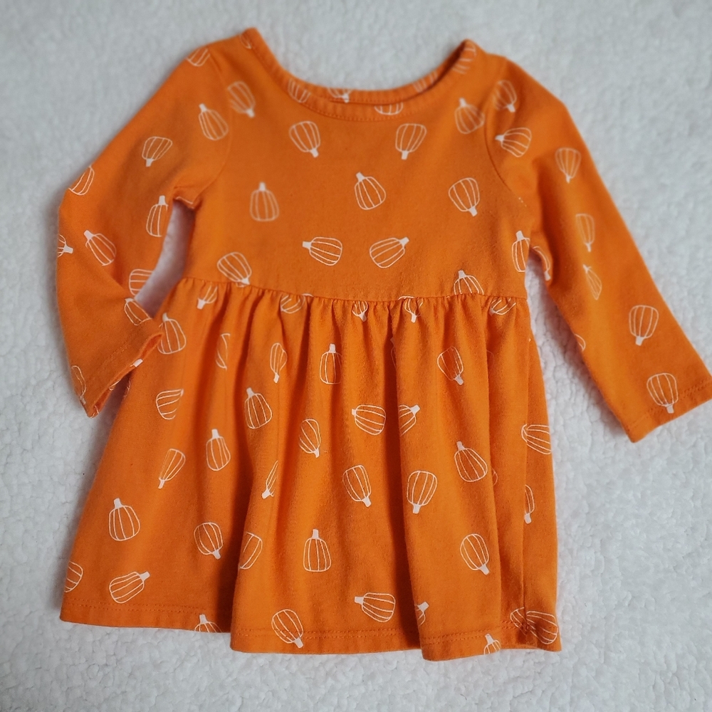 Cat and Jack 12m pumpkin dress
